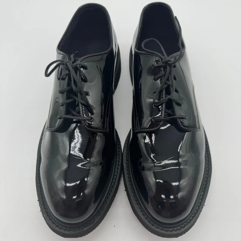 Thorogood 831-6027 Classic Poromeric Oxford Dress Shoes Black Men's Size 11.5 M